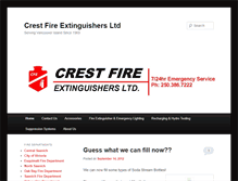 Tablet Screenshot of crestfire.ca
